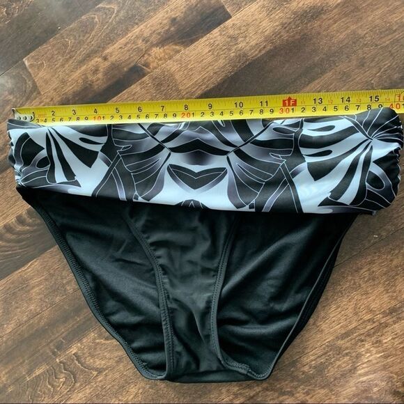 ACX Active Black white bikini bottoms size large - Picture 3 of 5